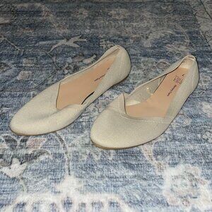 Time And Tru Knit Ballet Flats - Light Beige